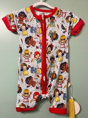 3-6 Month Disney Princess Little People Gigis Closet Shortie